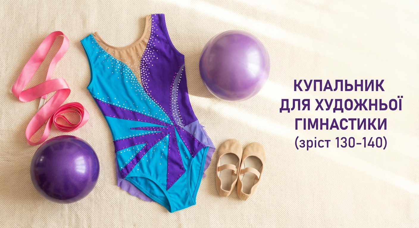 Товар для гімнастики - flat-lay