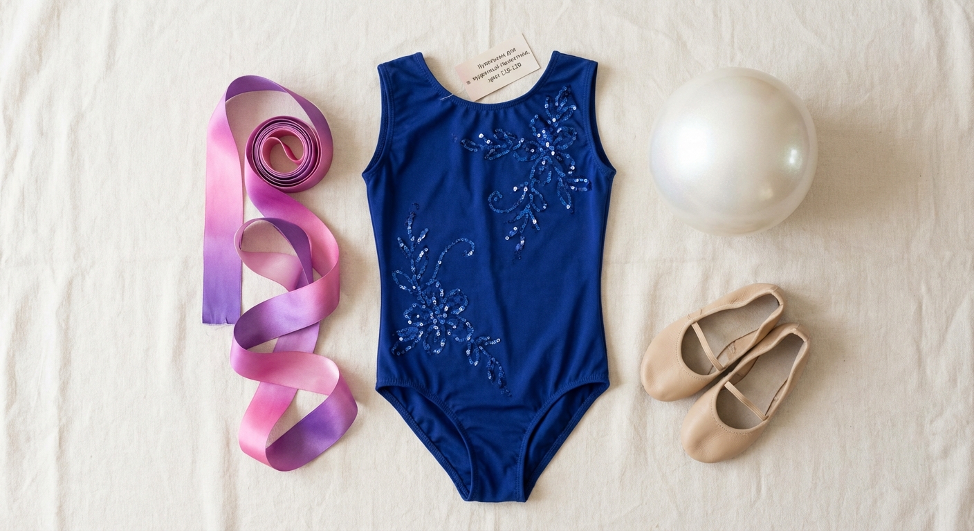 Товар для гімнастики - flat-lay