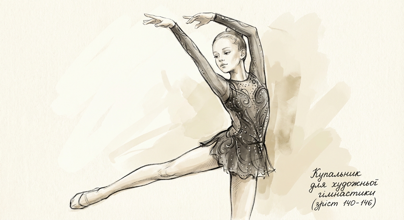 Товар для гімнастики (зріст 135-150) - on-model