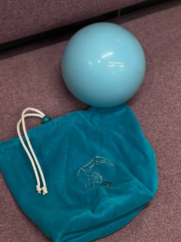 М'яч для художньої гімнастики блакитний | р. 16