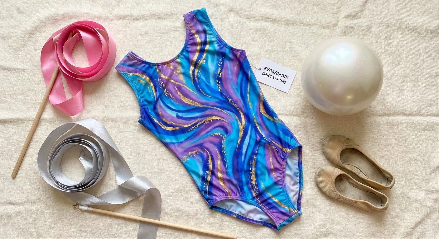 Товар для гімнастики (зріст 155-165) - flat-lay