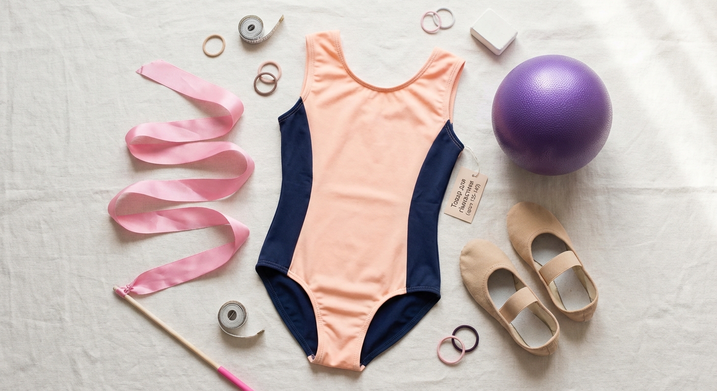 Товар для гімнастики - flat-lay