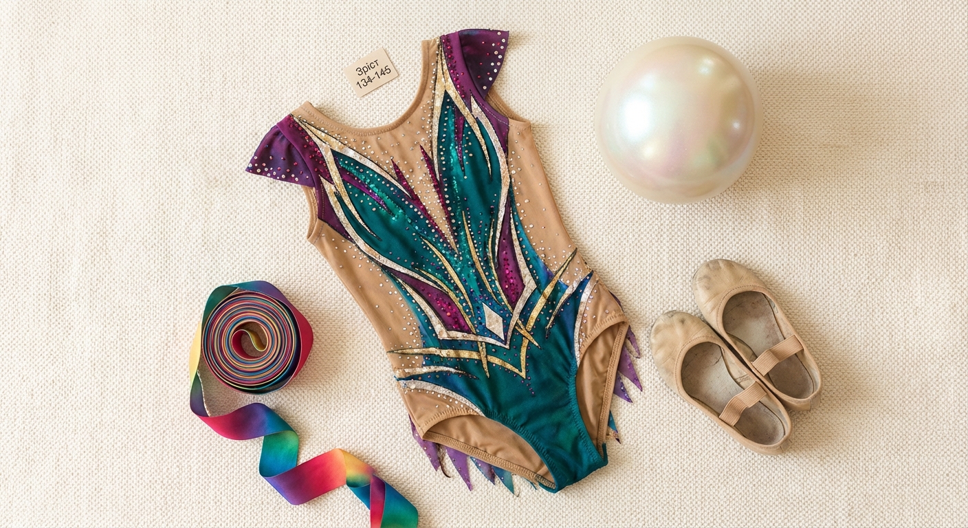 Товар для гімнастики (зріст 145-152) - flat-lay