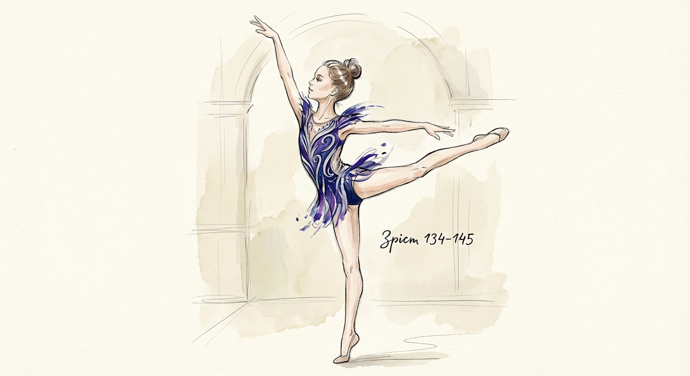 Товар для гімнастики (зріст 145-152) - on-model